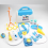 Set Giocattoli Dottore Rosa per Bambini - Kit Medico Portatile con Valigetta 3