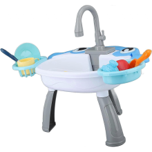 Kinder-Angelspiel mit Pool, weiche Kanten, automatischer Wasserkreislauf, langlebig, Geschenk (#2)