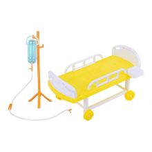 Random Color 21x11.5cm Realistic Toy Doctor Kit Playset with Trolley