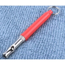 Dog Whistle Ultrasonic Pitch Adjustable Key Chain for Puppy Training - Red Color, Sound Control, Pet Training Tool