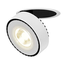 Dr.lazy Indoor 12W LED Recessed Ceiling Spotlights, Ceiling Spots, recessed Ceiling lamp, Adjustable Ceiling Light, Downlight, 10X3.5CM, Cutout 9CM