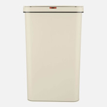 Tower T838005C Sensor Bin with Retainer Ring, Battery-Operated, 50L, Cream