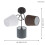 EGLO EGLO 95192 E14 Black Wall/Ceiling Lamp Almeida 5