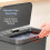Tower Tower T838005G Sensor Bin with Retainer Ring, Battery-Operated, 50L, Grey 3