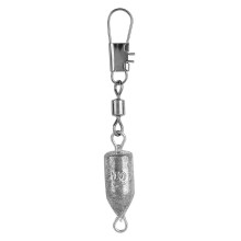 Plomos resistentes al polvo, aparejos de pesca con plomo en forma de bala, experiencia de pesca mejorada con diseño aerodinámico, conector firme y
