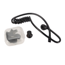 Kit auricolare acustico ad alte prestazioni con tubo a spirale, punta in morbido silicone e installazione plug and play per Motorola, Kenwood,