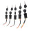 Ανταλλακτικό κλειδί ανάφλεξης, ακίδα ανάφλεξης 4 καλωδίων, αρσενικό βύσμα, 5