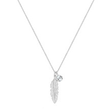 Schmuckherstellungsset, säurefreier, hypoallergener Anhänger mit Federquaste aus 925er Sterlingsilber, glatte Oberfläche, von der Natur