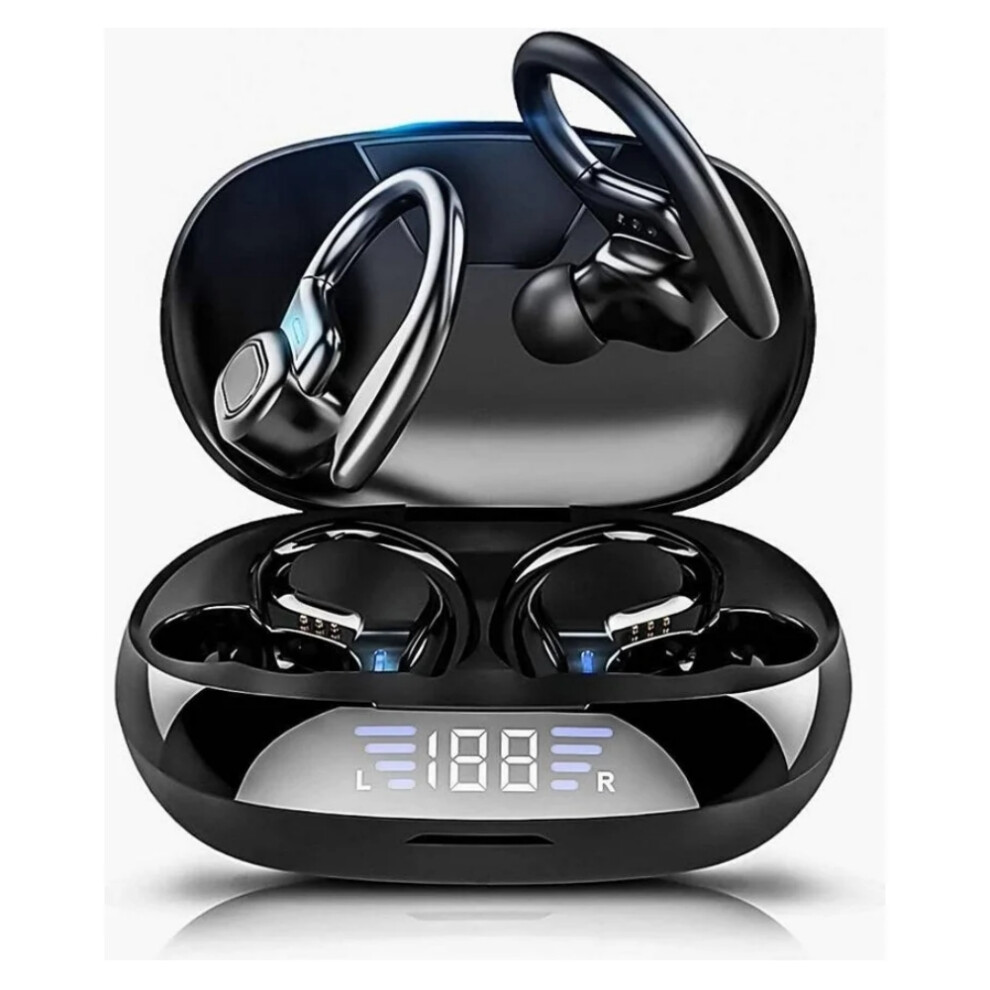 Wireless Sport Earbuds, Comfortable And Flexible Earhook Bluetooth 5.3 Headphones, Crystal Clear Call With Enc Mic For Intense Workouts 9416038877759