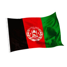 Afghanische Flagge, wetterbeständiges, sublimiertes Polyestermaterial, doppelseitig bedruckt, für Partydekoration, dekorative Zwecke,