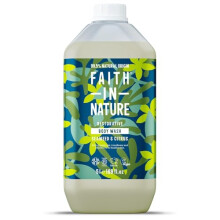 Faith In Nature Natural Seaweed & Citrus Body Wash, Restorative Shower Gel, Vegan & Cruelty Free, No SLS or Parabens, 5L Refill Pack