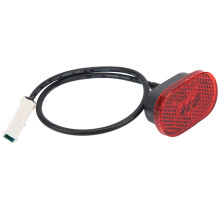 Accessori per scooter: fanale posteriore di ricambio a LED ad alta luminosità, struttura resistente, luce freno per scooter, grande compatibilità,