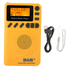 Radio AM/FM con sonido nítido y pantalla LCD, radio digital portátil para uso doméstico y en exteriores, compatible con reproducción de MP3 y