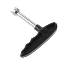 Golf Spike Wrench Tool Stainless Steel Nail Remover For Cleats Comfortable Grip Handle Easy Installation
