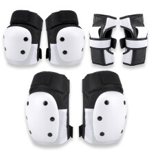 Knee Pads Adult And Kids Elbow Pads And Wrist Guards Protective Gear Set For Inline Skating Skateboarding L (6585 kg)