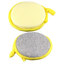 Esponja de limpeza reutilizável com gancho para otimizar espaço de armazenamento. Esponja multiuso para cozinha, com forte ação de