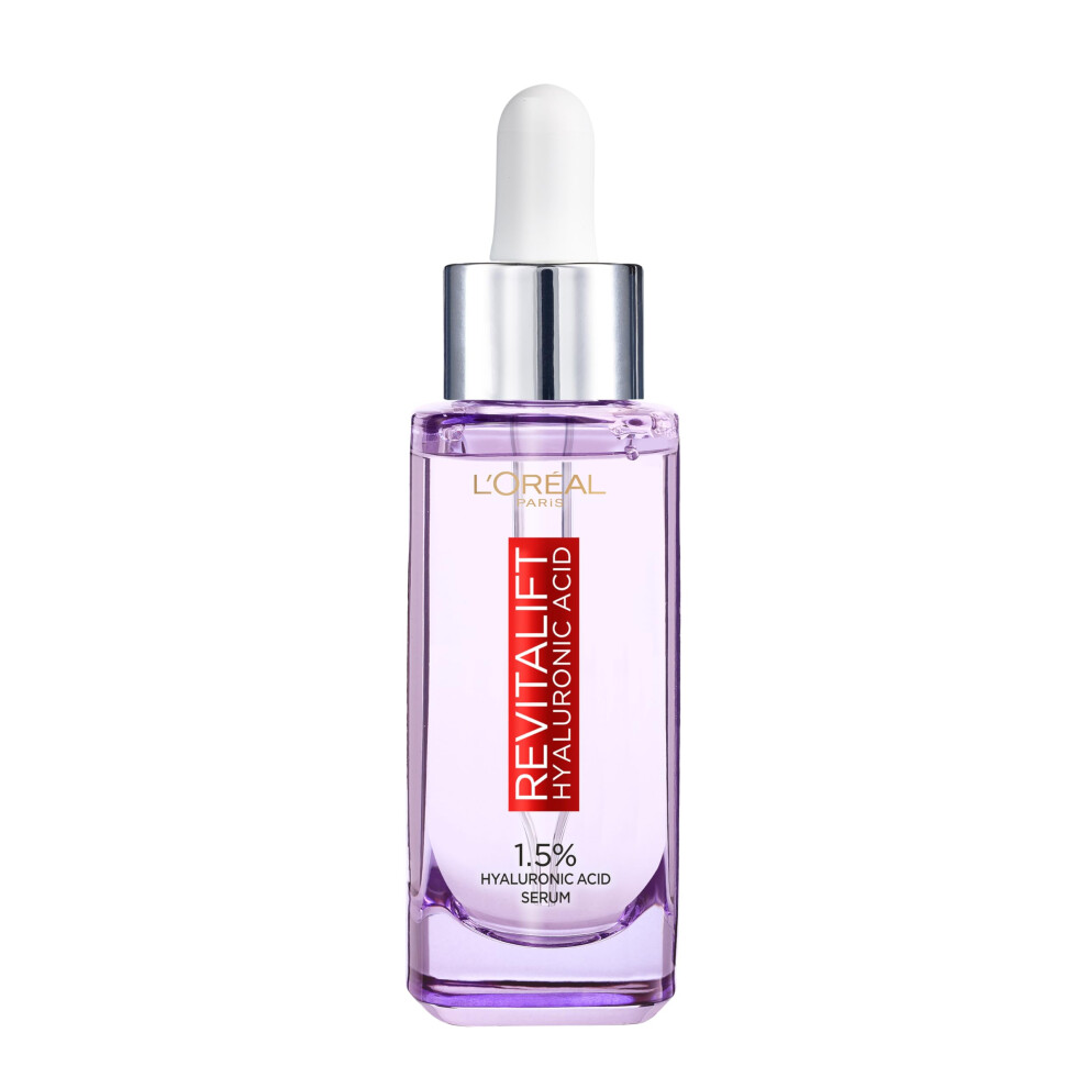 LâOrã©Al Paris L'oreal Paris Revitalift Filler [+Hyaluronic Acid] Serum, 1.5% Pure Concentrated Hyaluronic Acid Dropper Serum, 30Ml