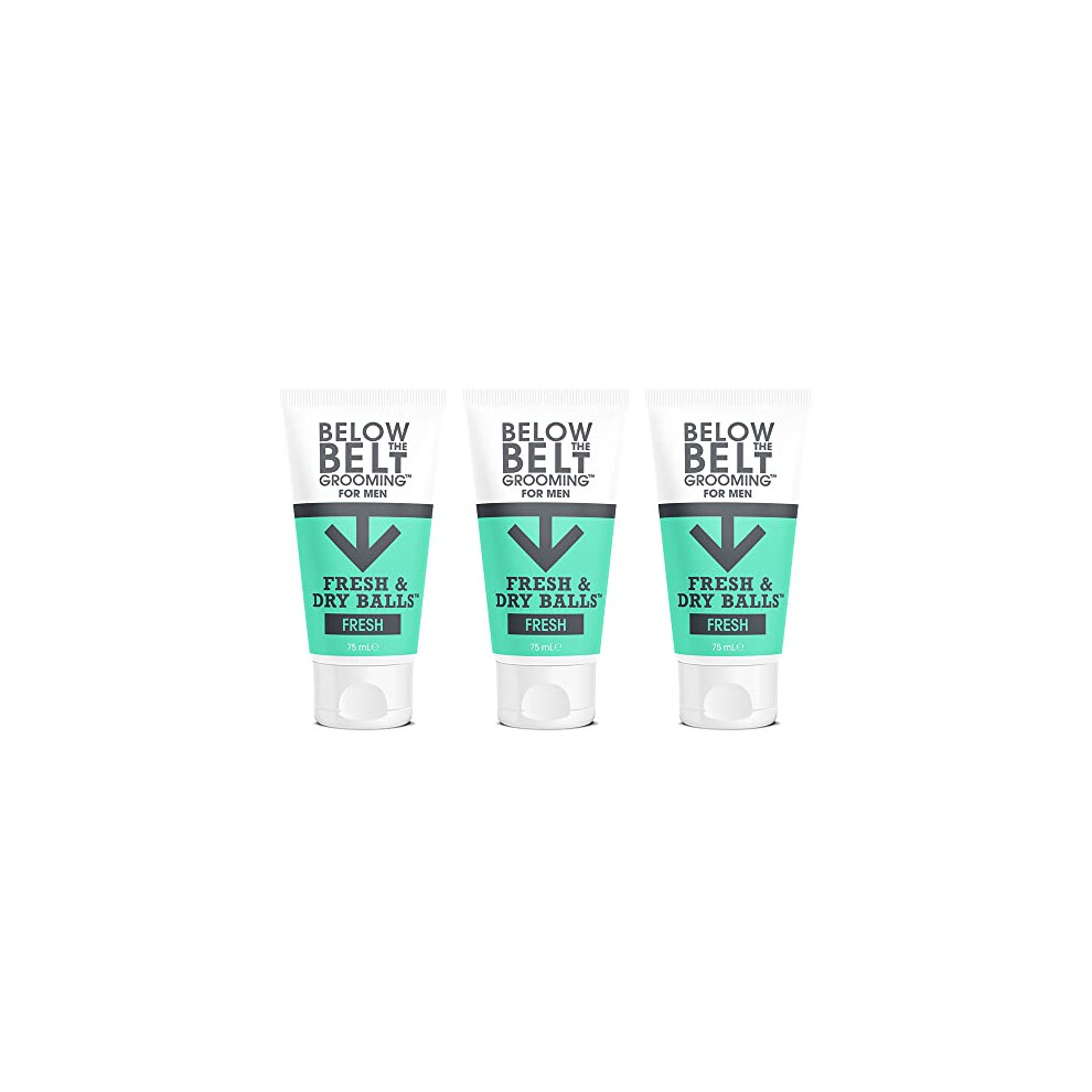 Below The Belt Grooming Fresh & Dry Ball, Intimate Deodorant And Anti Chafing Cream For Men, Protects Against Sweat, Odour And Chafing, Fresh Scent 3