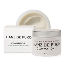 Hanz de Fuko Claymation - Premium Mens Hair Styling Clay with Matte Finish - Cruelty Free - 56g