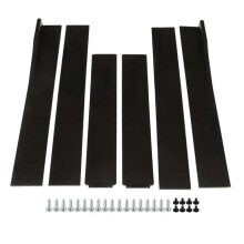 Glossy Black Car Side Skirts 2.2m Side Skirt Body Kit Rocker Panel Splitter Lip Diffuser
