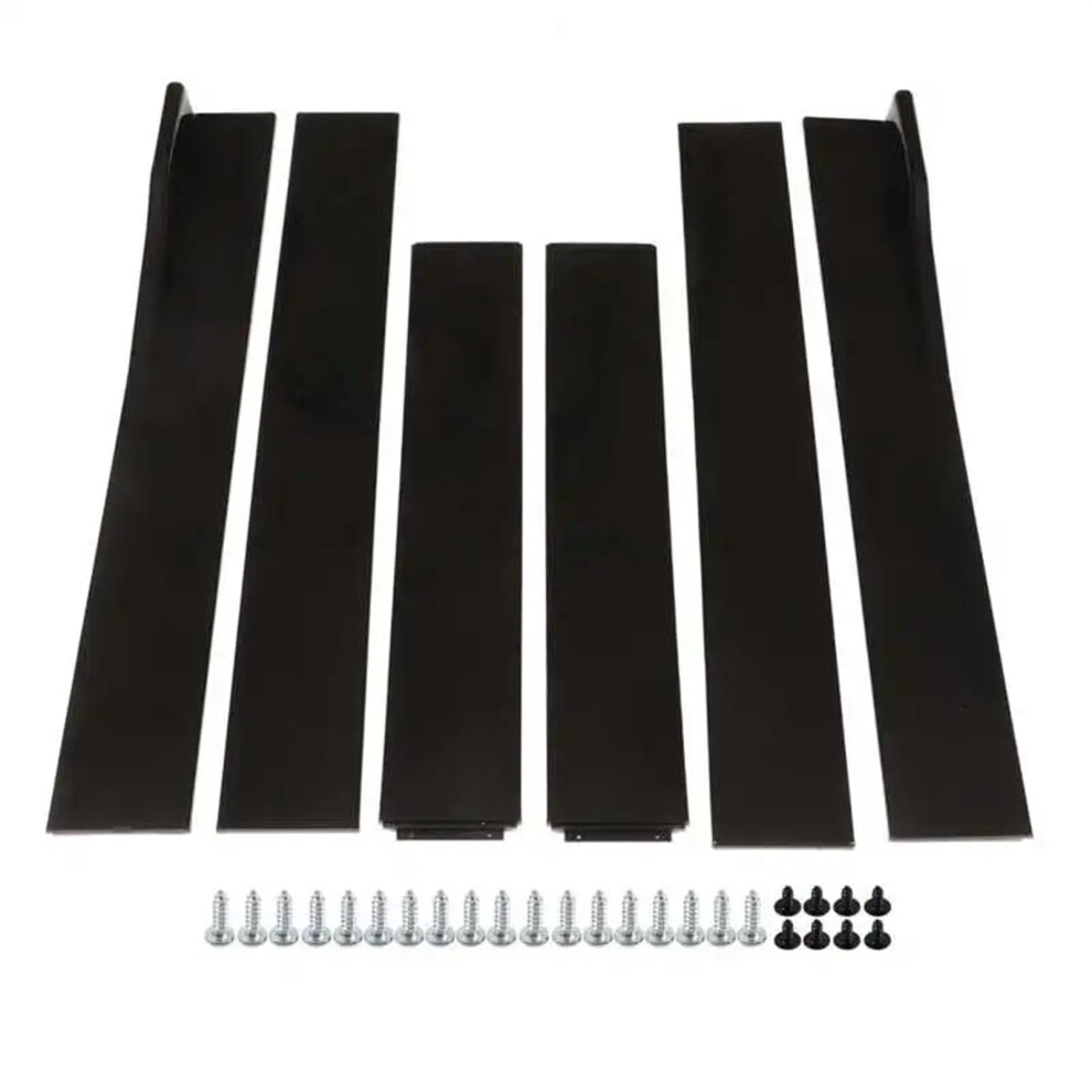 Glossy Car Side Skirts 2.2M Side Skirt Body Kit Rocker Panel Splitter Lip Diffuser Black 9365049284424