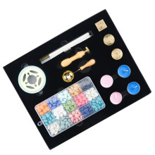 Sealing Wax Set with Wax Seal Beads Wax Seal Stamp Set-style 1