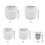 Cylinder Silicone Tealight Holder Silicone-Striped Large Candle 2