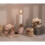 Cylinder Silicone Tealight Holder Silicone-Striped Large Candle 3