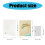 Elegant 3D Foldable Beach Greeting Card Unique 3D-2 sets 3