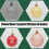 2 Box Unique Transparent Rhombus Baubles-transparent yellow 5