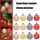 2 Box Unique Transparent Rhombus Baubles-transparent yellow 3
