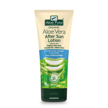 Aloe Pura, Organic Aloe Vera Aftersun Lotion, Natural, Vegan, Cruelty Free, Paraben & SLS Free, Soothing, 200ml