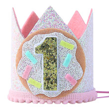Individualizd Birthday Party Hat Delicate Infant- Donuts