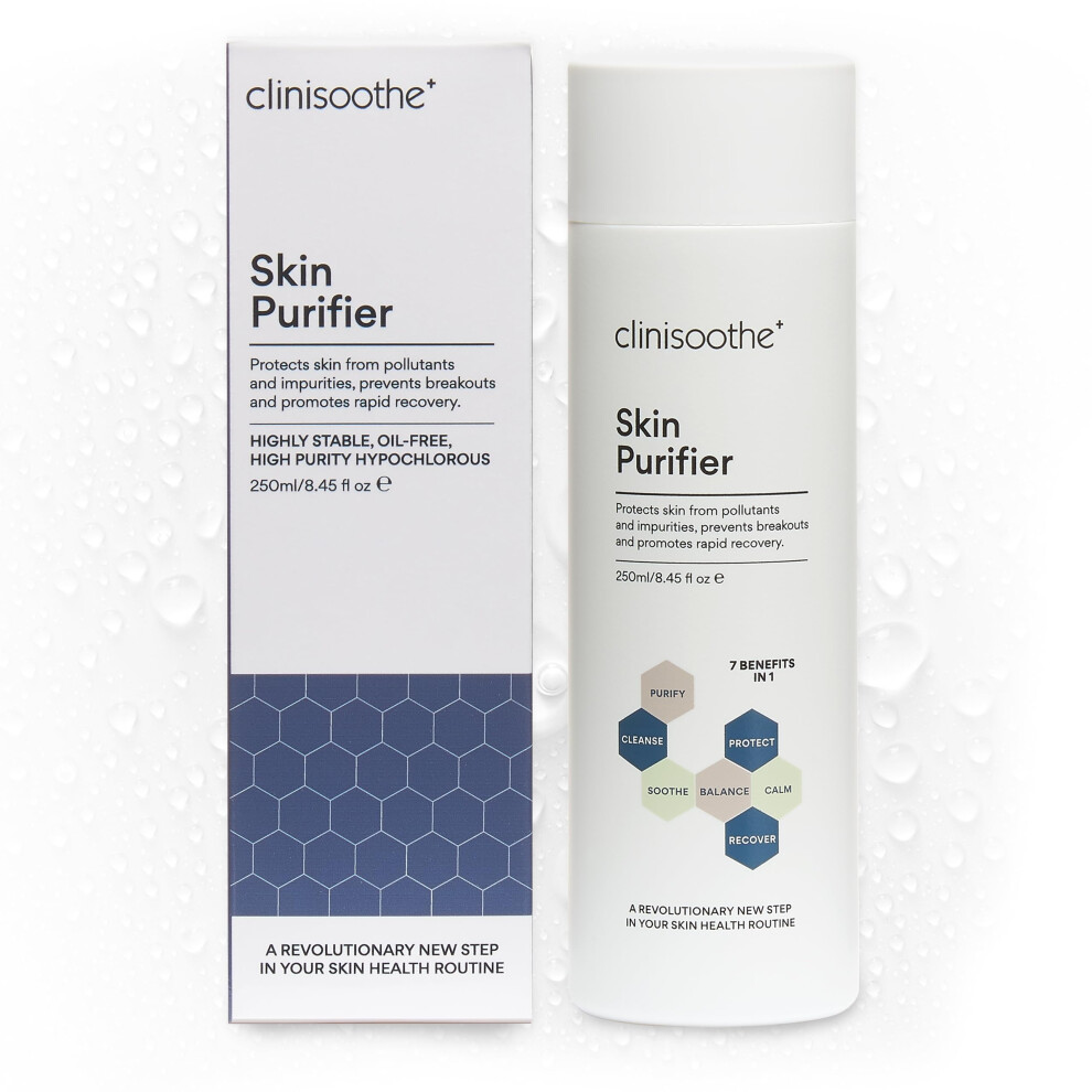 Clinisoothe Clinisoothe+ Skin Purifier 250Ml Pour Top - With Hypochlorous Technology To Protect The Skin From Pollutants And Impurities, Prevent Breakouts And
