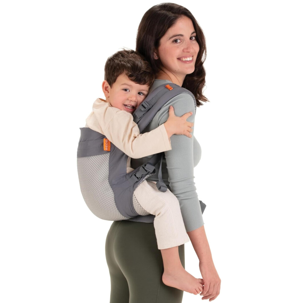 Beco Baby Carrier Beco Toddler Carrier With Extra Wide Seat - 100% Polyester 3D Performance Mesh Toddler Carrying Backpack Style And Front-Carry -Lightweight &