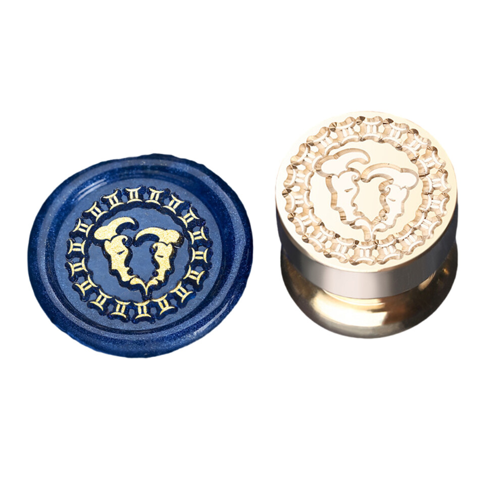 Envelope Emboss Wax Seal Stamp Head Removable Sealing- Gemini
