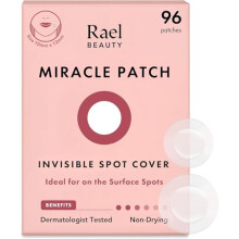 Rael Pimple Patches, Miracle Invisible Spot Cover - Korean Skincare, Hydrocolloid Acne Spot Treatment Patch, Face Stickers, Vegan & Cruelty Free, 2