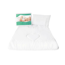 Baby Comfort Crib or Pram Duvet and Pillow Set 80x70 cm for Baby Newborn