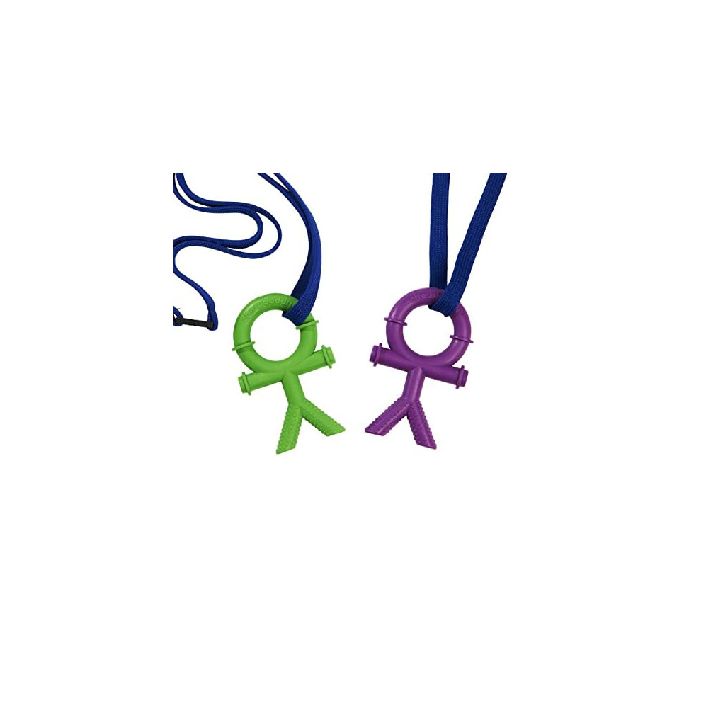 Sensory Direct Stickman & Lanyard - Pack Of 2, Sensory Toy For A Fidget, Chew Or Teething Aid | For Kids, Adults, Autism, Adhd, Asd, Spd, Chewbuddy