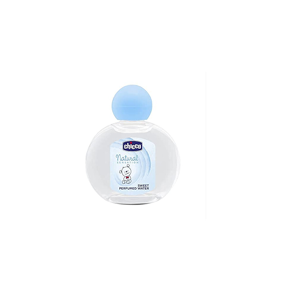 Chicco Natural Sensation Perfumed Water For Babies, Alcohol-Free Cologne, 100 Ml