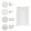 CuddleCo Luxurious Bamboo and Memory Foam Changing Mat -Soft and Supportive Solution for Comfortable Diaper Changes - Natural White 4