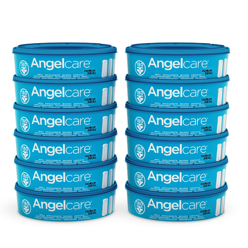 Photos - Nappies Angelcare Refill Cassettes - Pack of 12, AC1112 AC1112