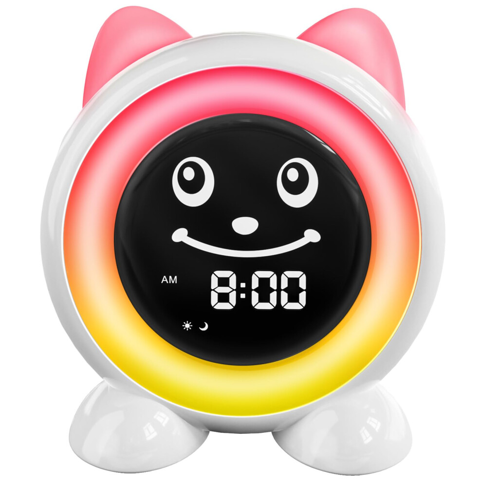 Toddlers Sleep Training Clock, Ok To Wake Kids Alarm Clock With Night & Nap Timer For Girls Boys Light Fivehome