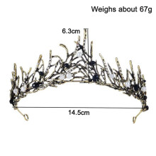 Elegante corona di strass, diademi di cristallo per donne e ragazze, scintillanti corone da regina adatte per copricapo da evento speciale, accessori
