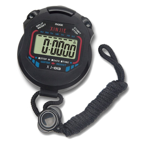 Professional Handheld Sportwatch, Multi-function Electronic Digital LCD Chronograph Timer for Fitness Competitions 2