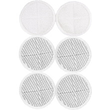 Erstatningsputer for elektrisk gulvrenser, slitesterke gjenbrukbare mikrofiber-effektive skrubbeputer og myke berøringsputer for hjemmet ditt