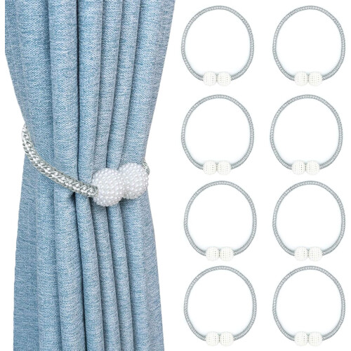 Πολυτελής μαγνητική κουρτίνα με χάντρες από μαργαριτάρι, μοντέρνα διακόσμηση 1