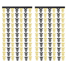 Cortina de franjas metalizadas festivas, ecológica, durável e reutilizável para decoração de cozinha, corredor e banheiro. Fácil de usar, com