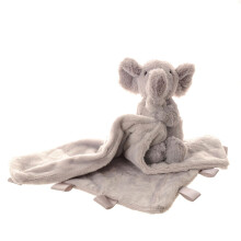 Ziggle - Elephant Baby Comforter - Newborn Essentials, Baby Blanket, New Mum Gifts, Baby Toys, Eco Friendly Comforter