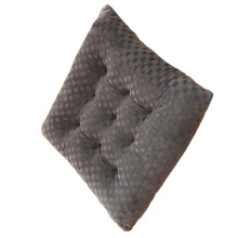 Coussin de siège en velours de cristal, coussin de-Gris foncé